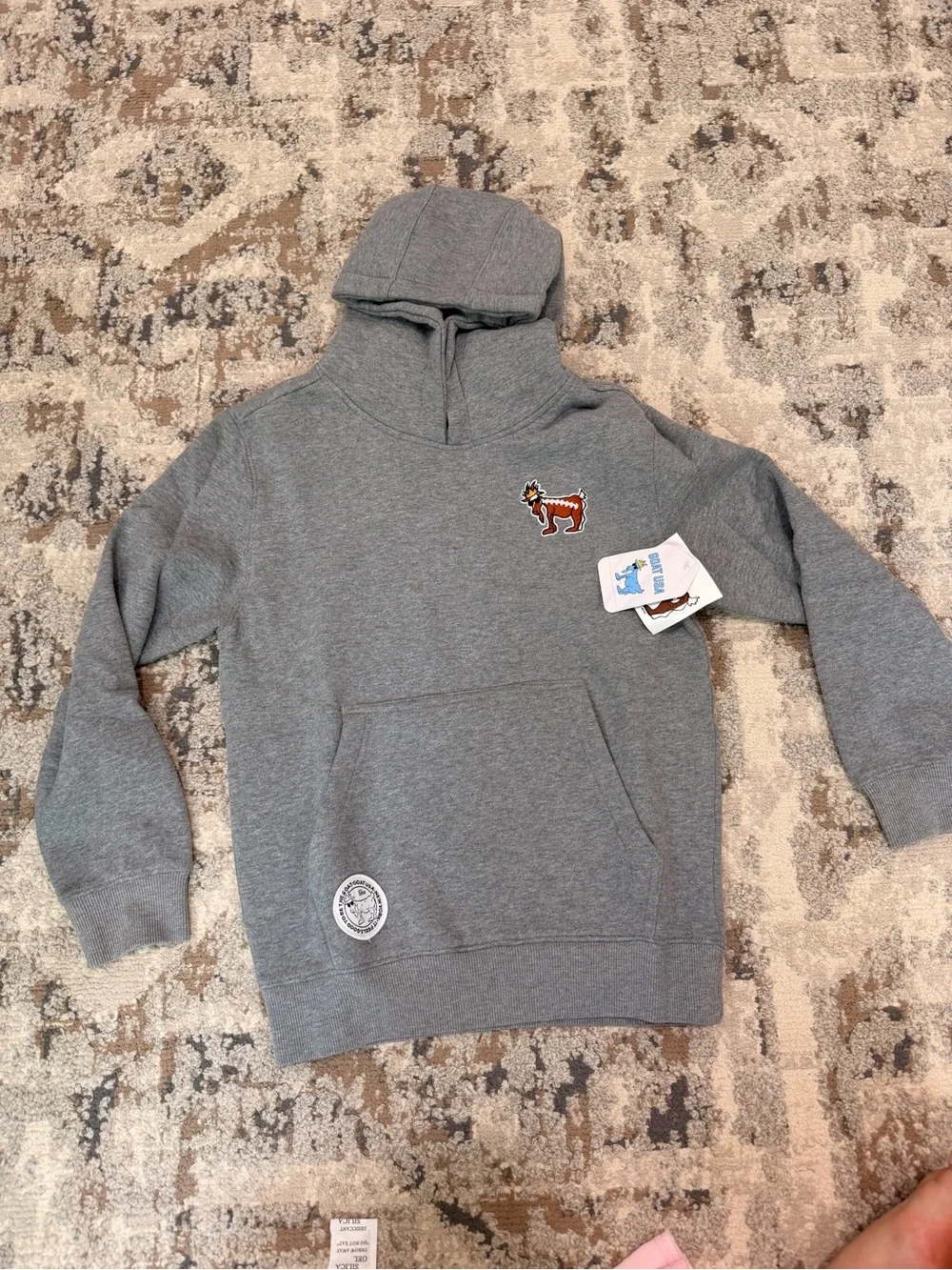 Football hooded sweatshirt